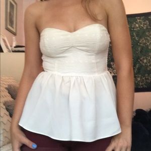 White tube top